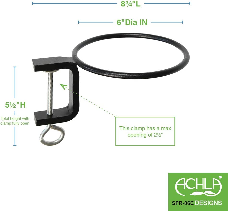 Clamp On Rings, 6-Inch