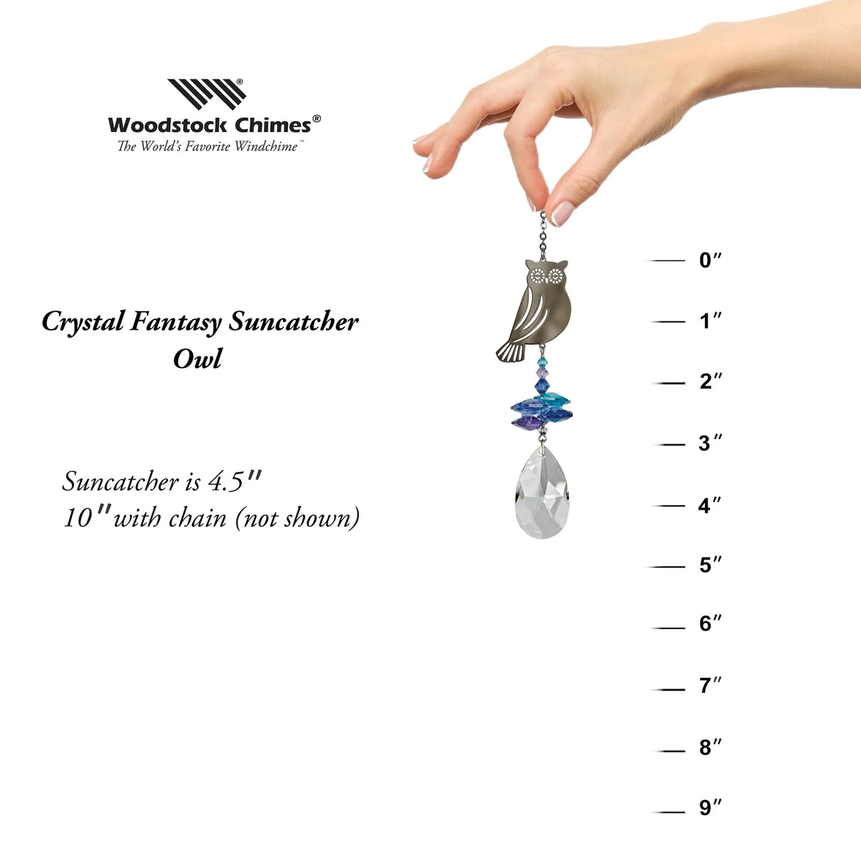 Crystal Fantasy Suncatcher, Owl