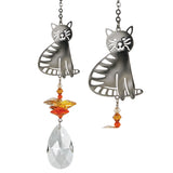 Crystal Fantasy Suncatcher, Tabby Cat