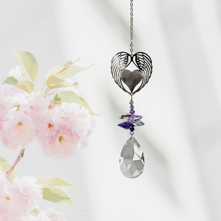 Crystal Fantasy Suncatcher, Winged Heart