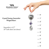 Crystal Fantasy Suncatcher, Winged Heart