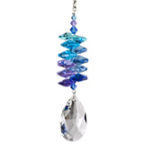 Crystal Moonlight Cascade Suncatcher Almond