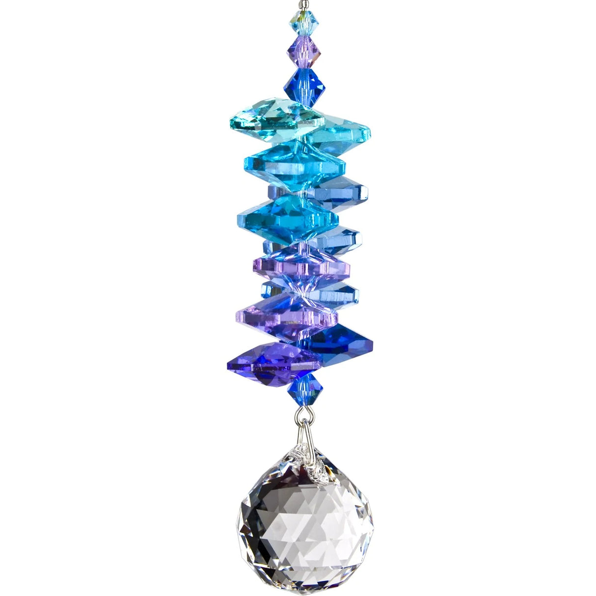 Crystal Moonlight Cascade Suncatcher Ball