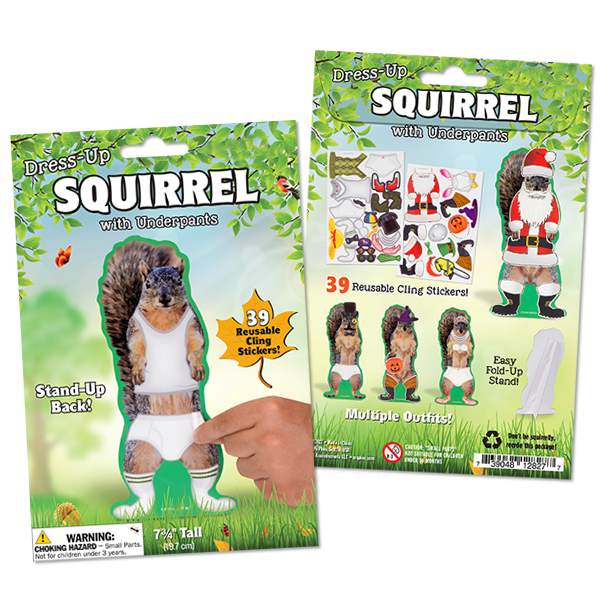 Buy Dress-Up Squirrel with Underpants Online With Canadian Pricing - Urban  Nature Store