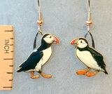 Eco Friendly Atlantic Puffin Earrings