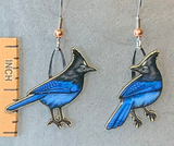 Eco Friendly Steller?s Jay Earrings