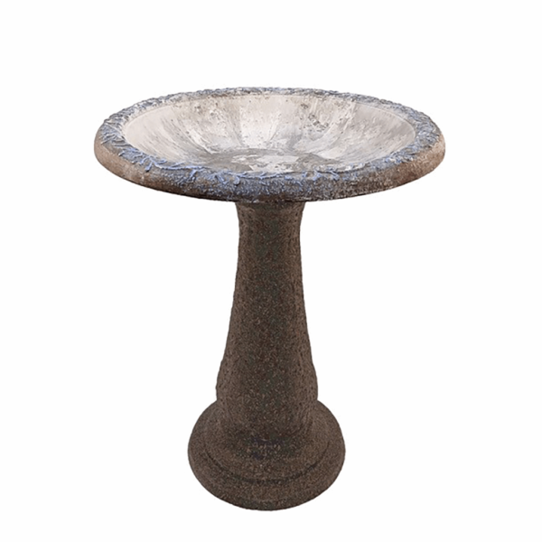 Fibre-Clay Bird Bath, Sand Finish