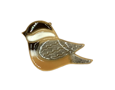 Chickadee Glass Ornament