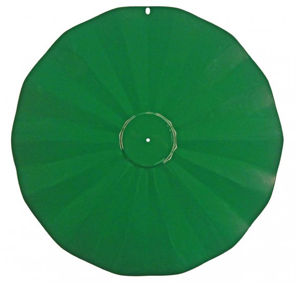 Hanging Disk Squirrel Baffle, Green