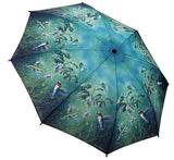 Hautman Brothers "Hummingbirds" Reverse Close Folding Umbrella