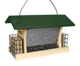 Hopper Feeder With Suet Cages