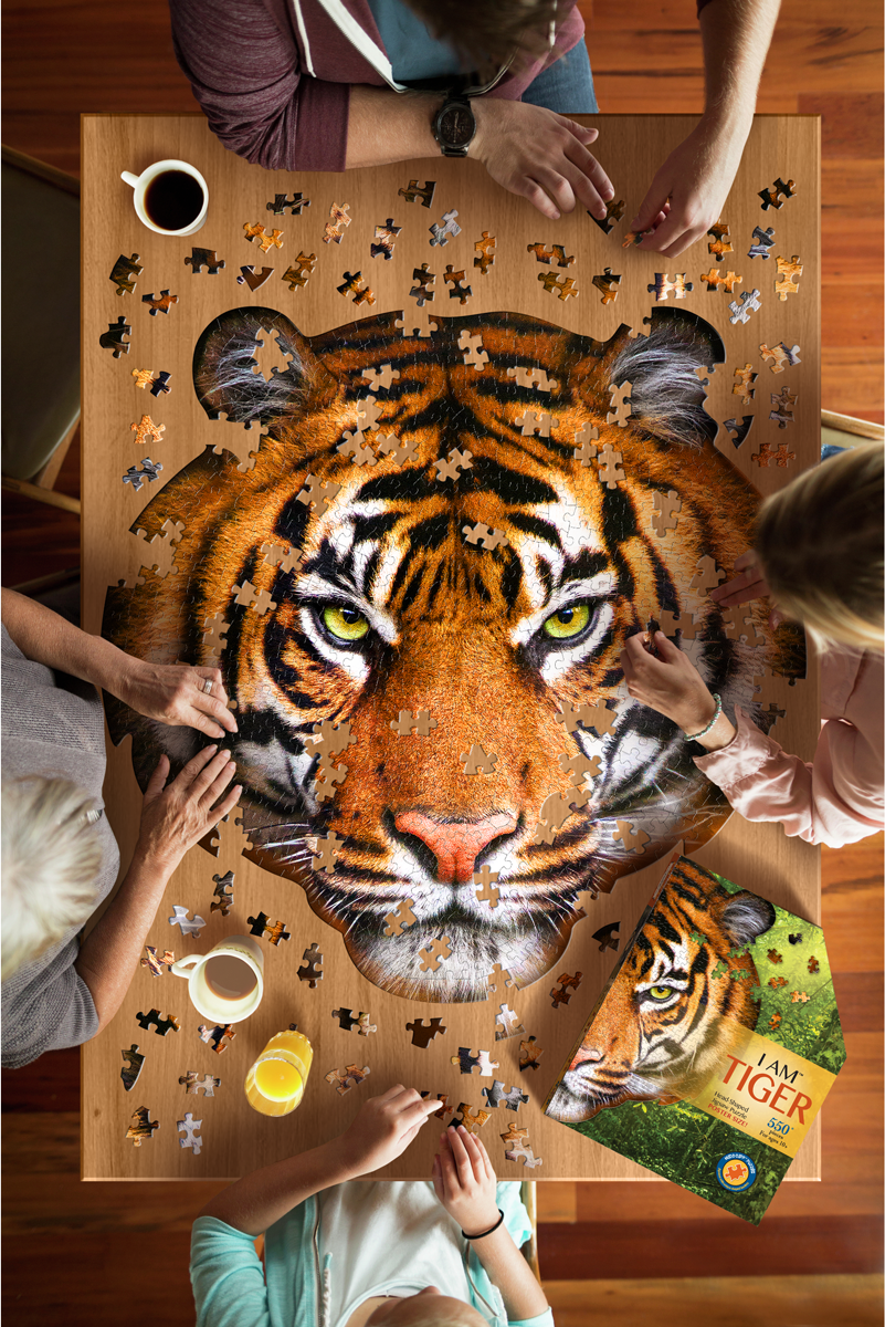 I am Tiger 550 Piece Puzzle