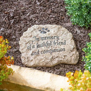 In Memory Of A Faithful Friend And Companion Stepping Stone