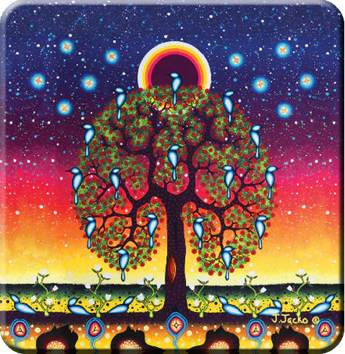 James Jacko Tree of Life Hard Coaster