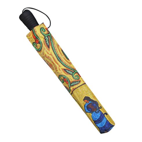 Leah Dorion Strong Earth Woman Artist Collapsible Umbrella