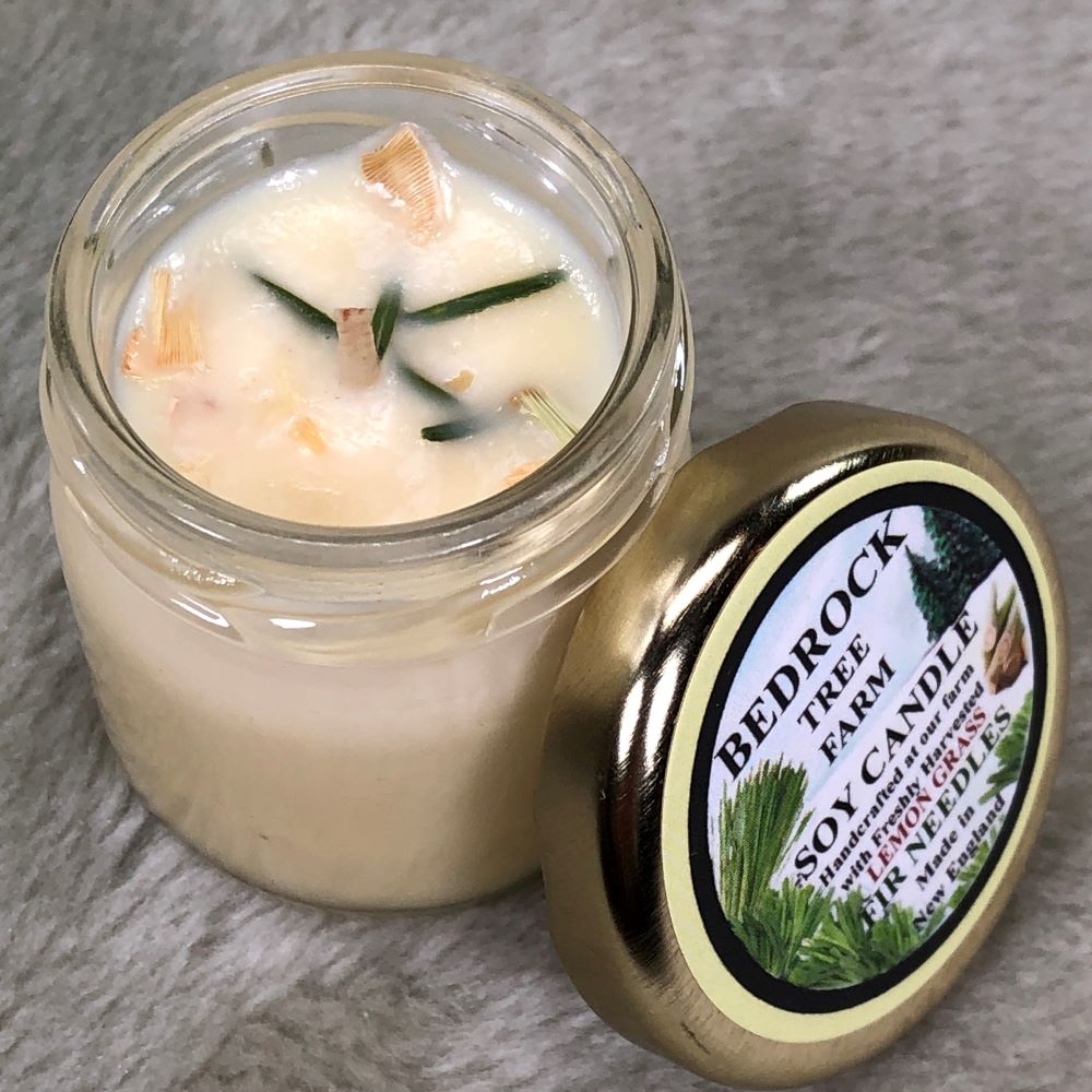 Mason Mini Jar Soy Lemongrass Candle 1.25oz