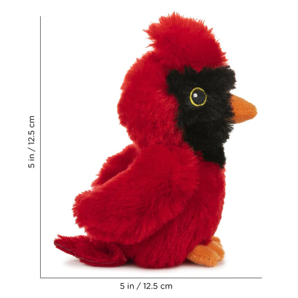 Mini Cardinal Stuffed Animal, 4-Inch