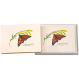 Monarch Butterfly on Goldenrod Notecards