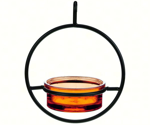 Orange Sphere Hanger Feeder