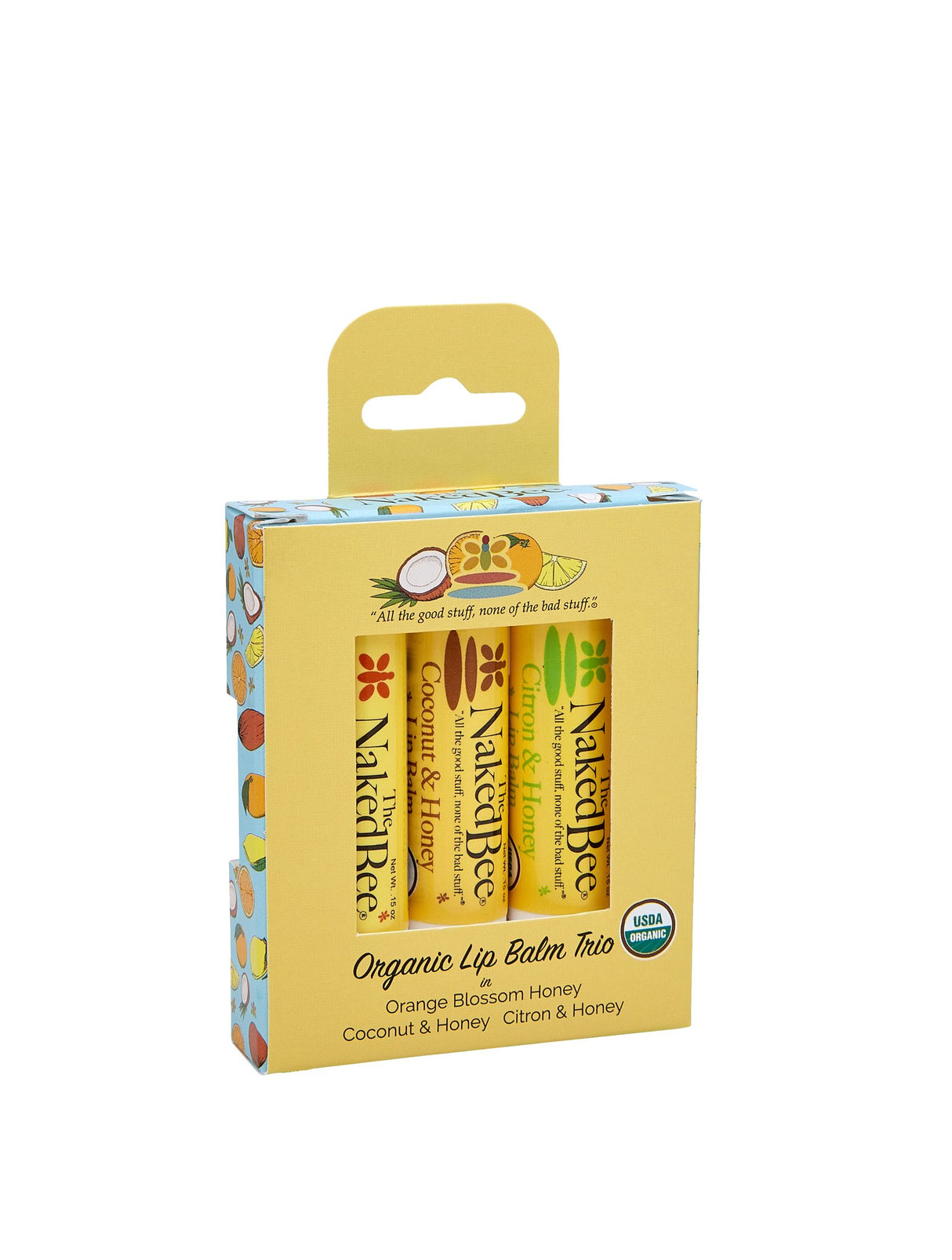 Organic Lip Balm Trio Gift Set