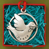 Peace Dove Jolly Ornament