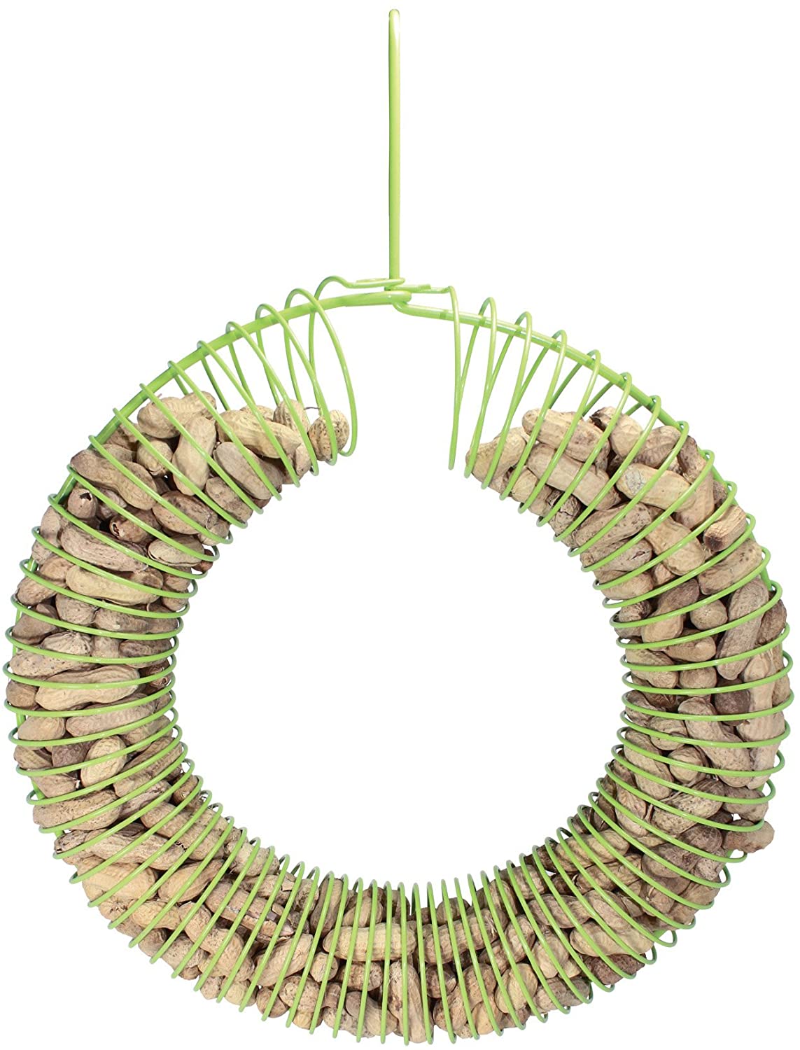 Peanut Wreath Feeder, Green