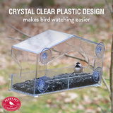 Perky-Pet Dual Seed Window Bird Feeder