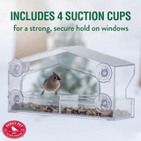 Perky-Pet Dual Seed Window Bird Feeder