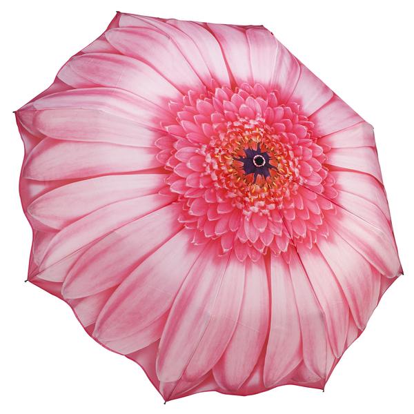 Pink Daisy Folding Umbrella