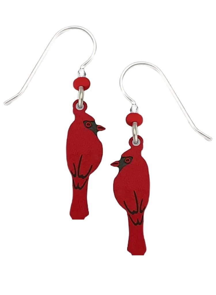 Red Cardinal Earrings