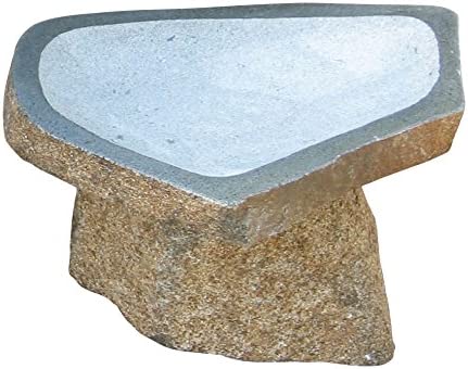 Small Granite Boulder Birdbath (Store Pickup Only)