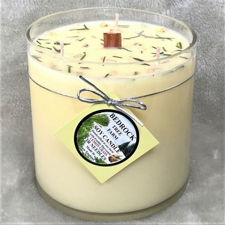 Soy Candle Vase 32oz Lemongrass