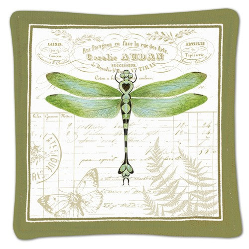 Spiced Mug Mats 4pk, Dragonfly