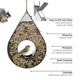 Teardrop Fly-Thru Bird Feeder