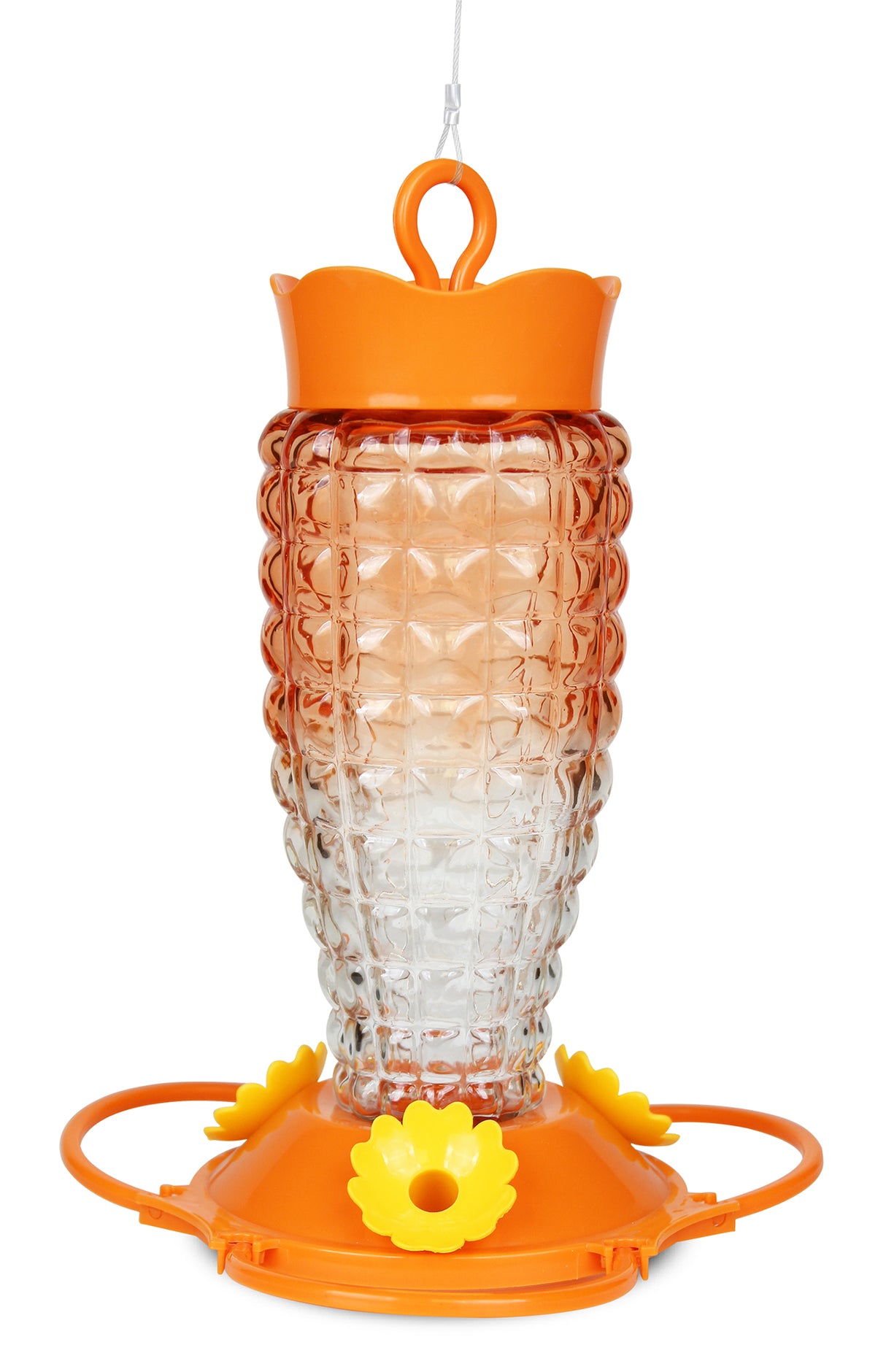 Textured Glass Oriole Feeder