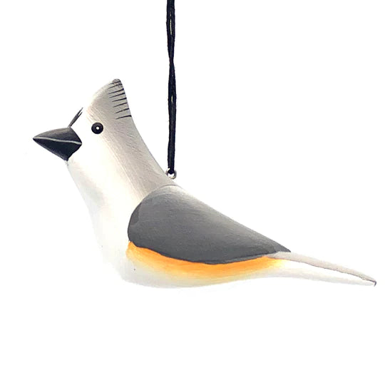 Tufted Titmouse Balsa Ornament