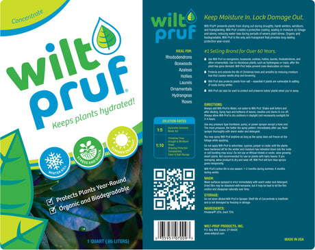 Wilt-Pruf Plant Protector, 1 Quart Concentrate