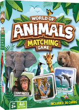 World of Animals Matching Game