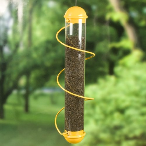 BirdQuest Spiral Thistle Feeder, 17-Inch