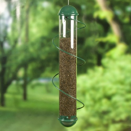 BirdQuest Spiral Thistle Feeder, 17-Inch