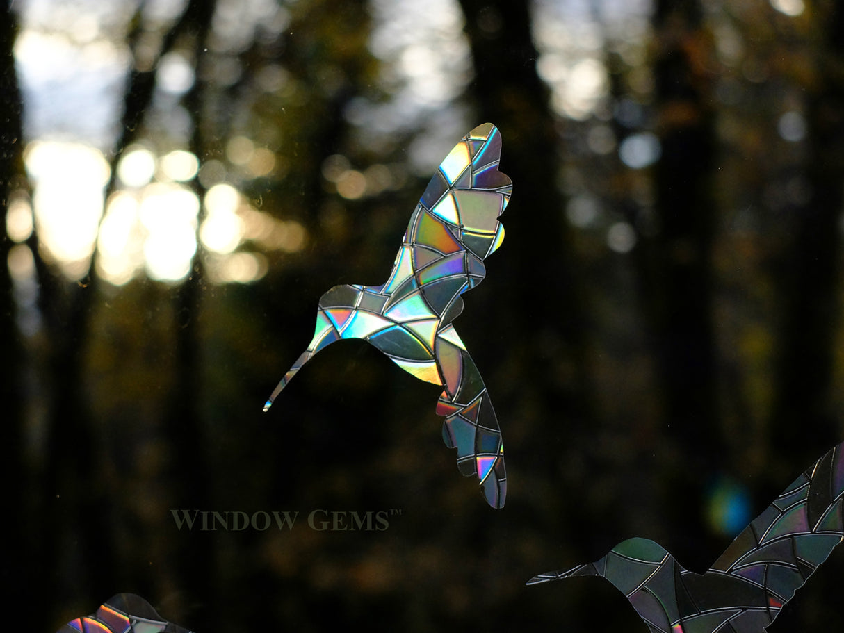 Hummingbirds Window Gems