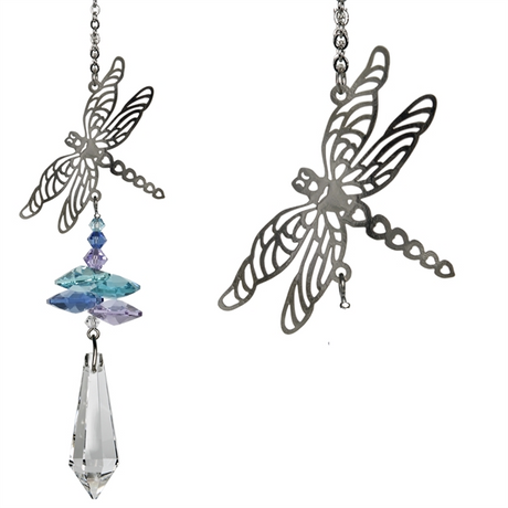 Crystal Fantasy Suncatcher: Dragonfly