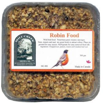 Mill Creek Robin Food Suet Cake