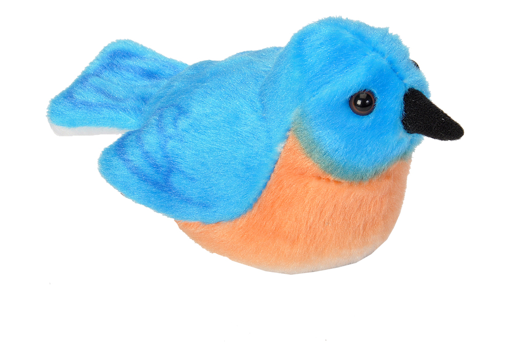 Audubon II Singing Plush Bird - Eastern Bluebird