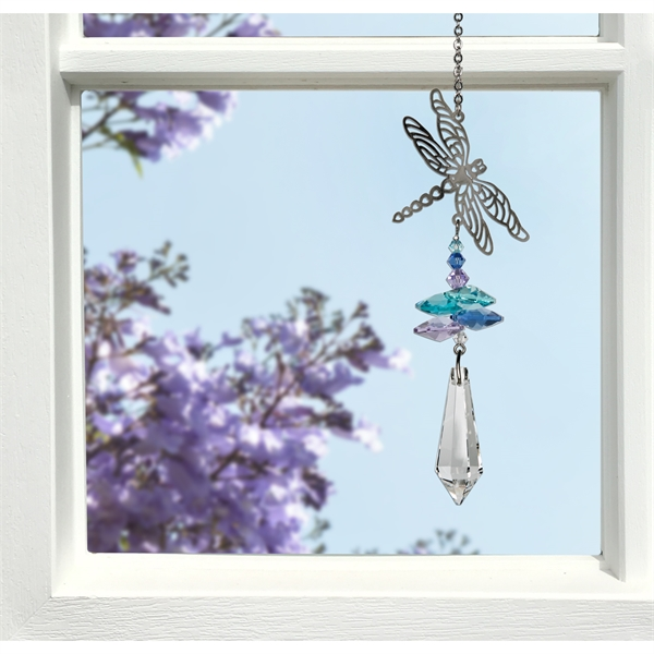 Crystal Fantasy Suncatcher: Dragonfly