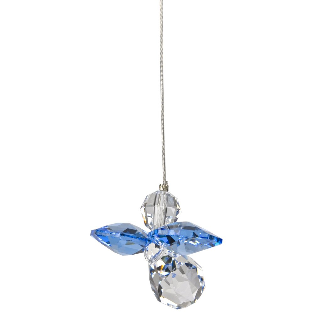 Crystal Guardian Angel Suncatcher, Sapphire (September)