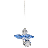 Crystal Guardian Angel Suncatcher, Sapphire (September)