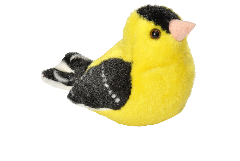 Audubon II Singing Plush Bird - American Goldfinch