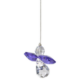 Crystal Guardian Angel Suncatcher, Amethyst (February)