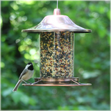 Copper Panorama Bird Feeder